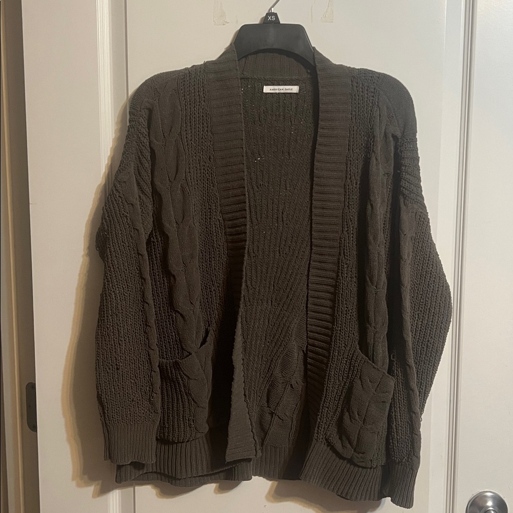 American Eagle Outfitters olive Knit Sweater